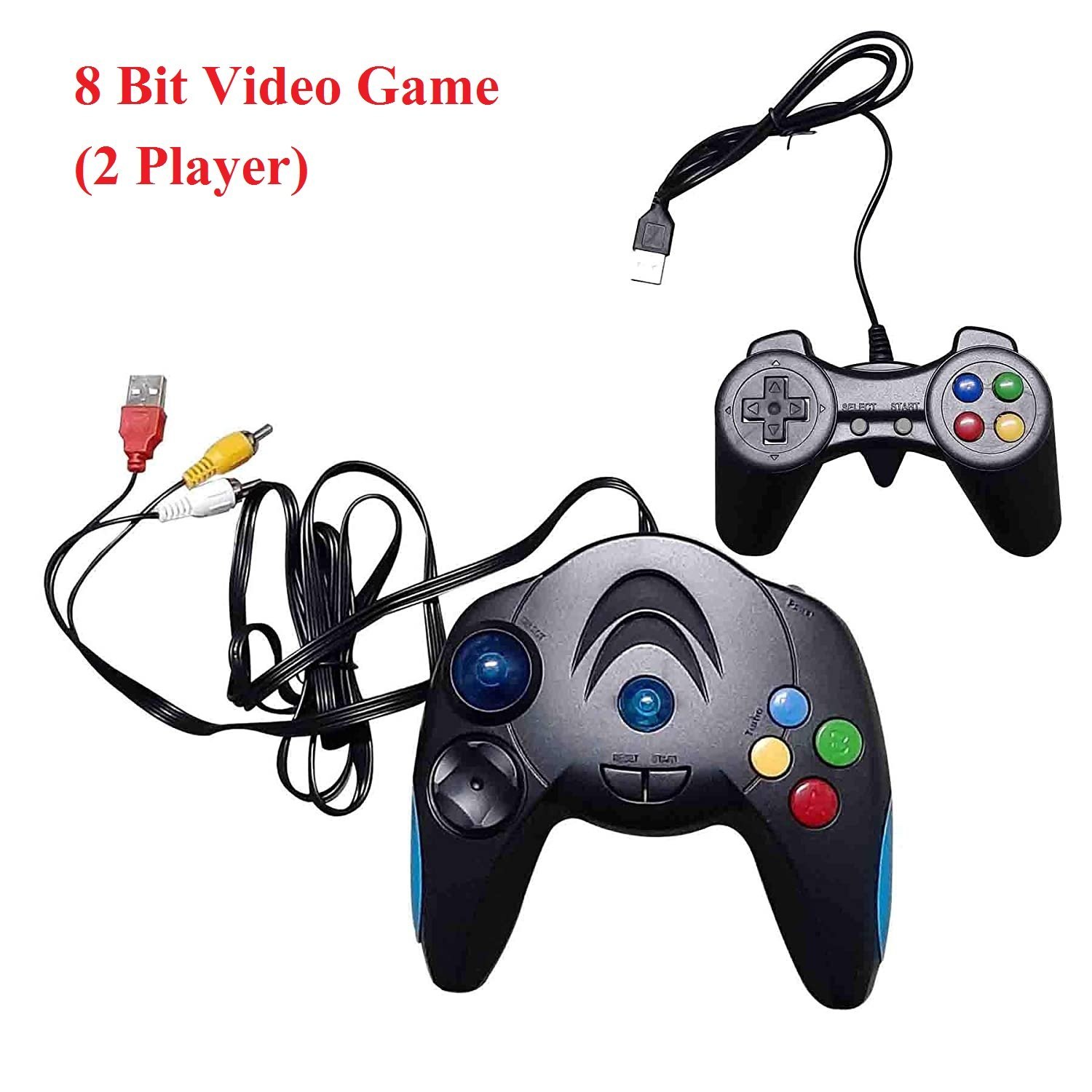 New Model Remote Control 101000 in 1 Video Game | Two Players Direct AV Inputs USB | Plugs Into Any Tv for Instant Gaming for Kids &amp; Adults (Double Player)