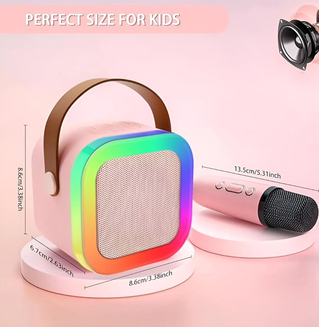 JANROCK Bluetooth Speaker (K12 Speaker(Pink)) Colour: K12 Speaker(Pink)