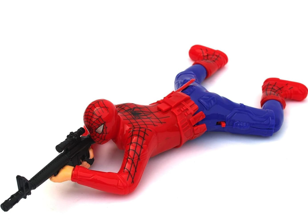 RIYA TOYS STUDIO Avengers Hero Spider Man Action Figure Model Toy, 14-Inch Toy with Light and Sound Effects for Kids Ages 3 and Up