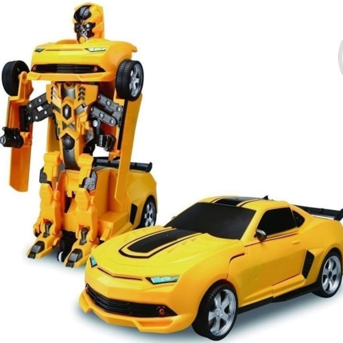 Mitan Battery Operated Auto-Convertible Robot Car Toy for Kids - Automatic Deformation Transform Sports Car (Deform Car)