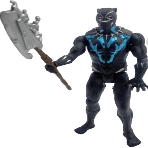 6-Inch Black Panther Action Figure Toys with Weapon &amp; LED Light for Kids | Legends Infinity War
