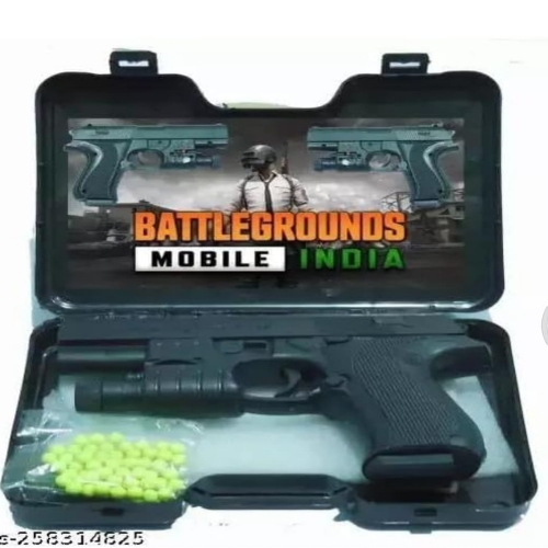 2 in 1 Air Pistol Toy Gun PUBG Mouser Pistol Gun with Laser Light for Kids and Boys Guns &amp; Darts
