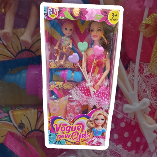 "Barbie's Celebration Day: Balloons, Baby, and Fashion Fun Set"